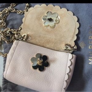 Mulberry cecily flower mini crossbody bag pink. Excellent condition.